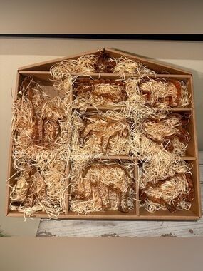 Martha by Mail Noah's Ark Copper Cookie Cutters Set 1 1997 in Box